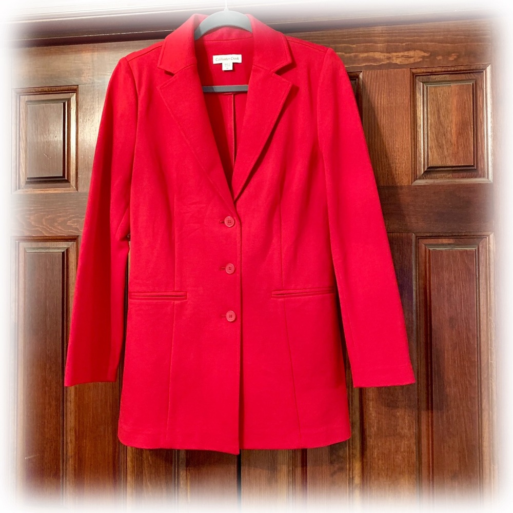 Coldwater Creek Red Blazer- 10